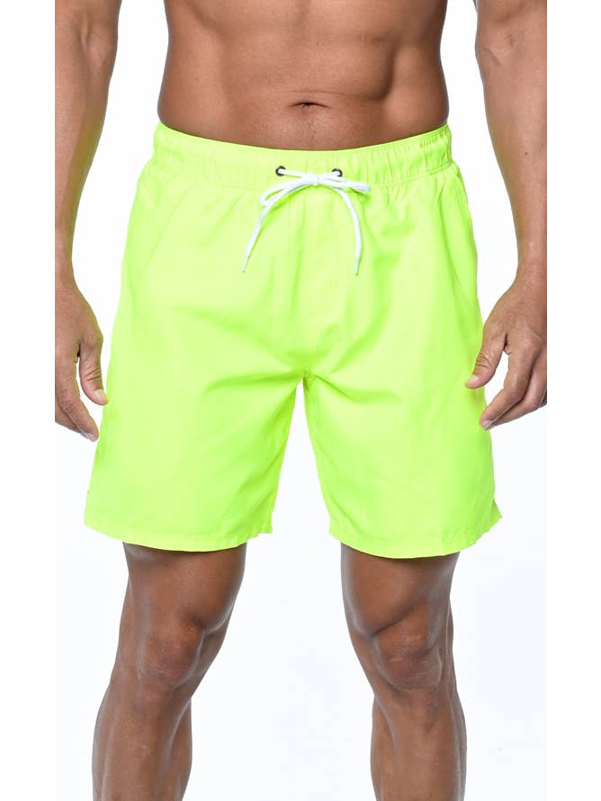 Hawk's Bay - Wholesale Swim Shorts - Men's - Men's Solid Swimming Elastic BoardShorts