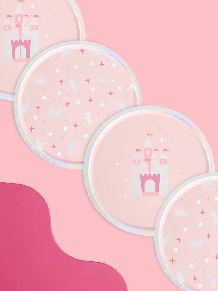 Princess Plates, Birthday Party Decor, Baby Shower for wholesale by Petit Fetti