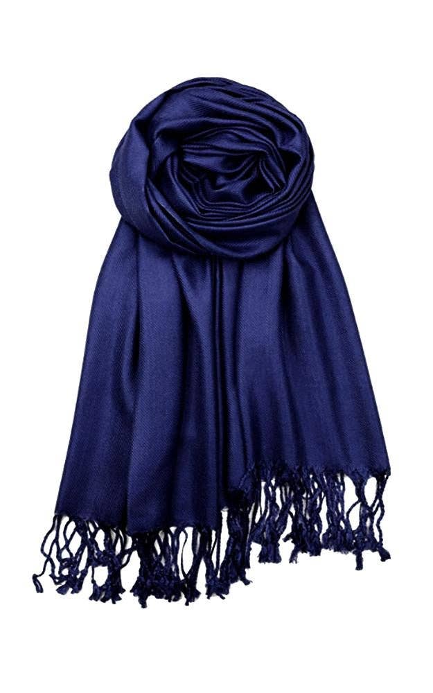 Jasper Trading LLC – Großhandel Schal – Damen – C05 - Einteiler Marineblau Fashion Pashmina Schal Schal2