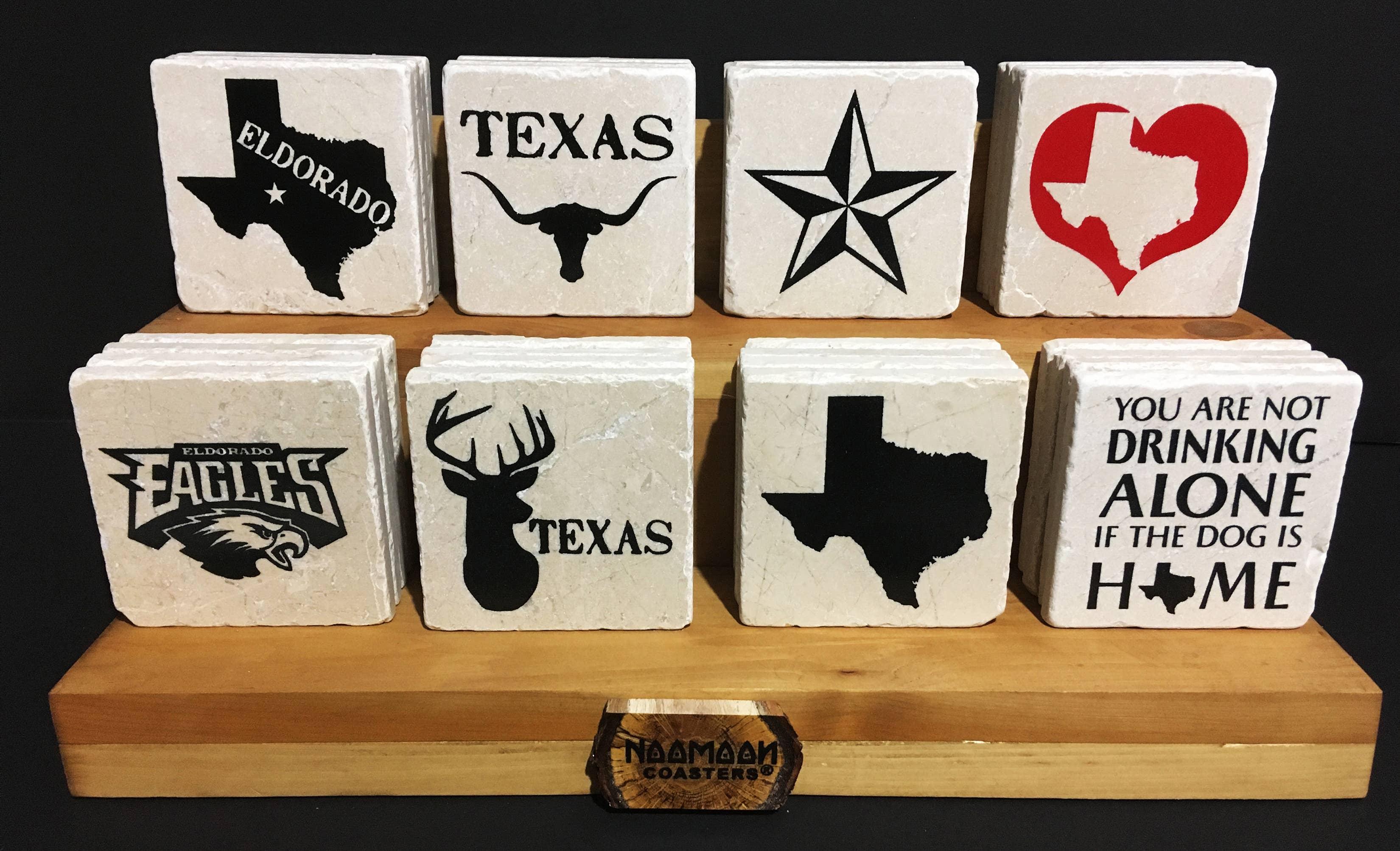 Noomoon - Wholesale Retailer Display - Home & Living - 8 Design Wooden Coaster Display11