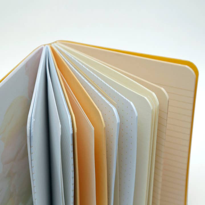 Original Brooks - Wholesale Notebook - Yellow Handsewn Notebook with Assorted Paper5
