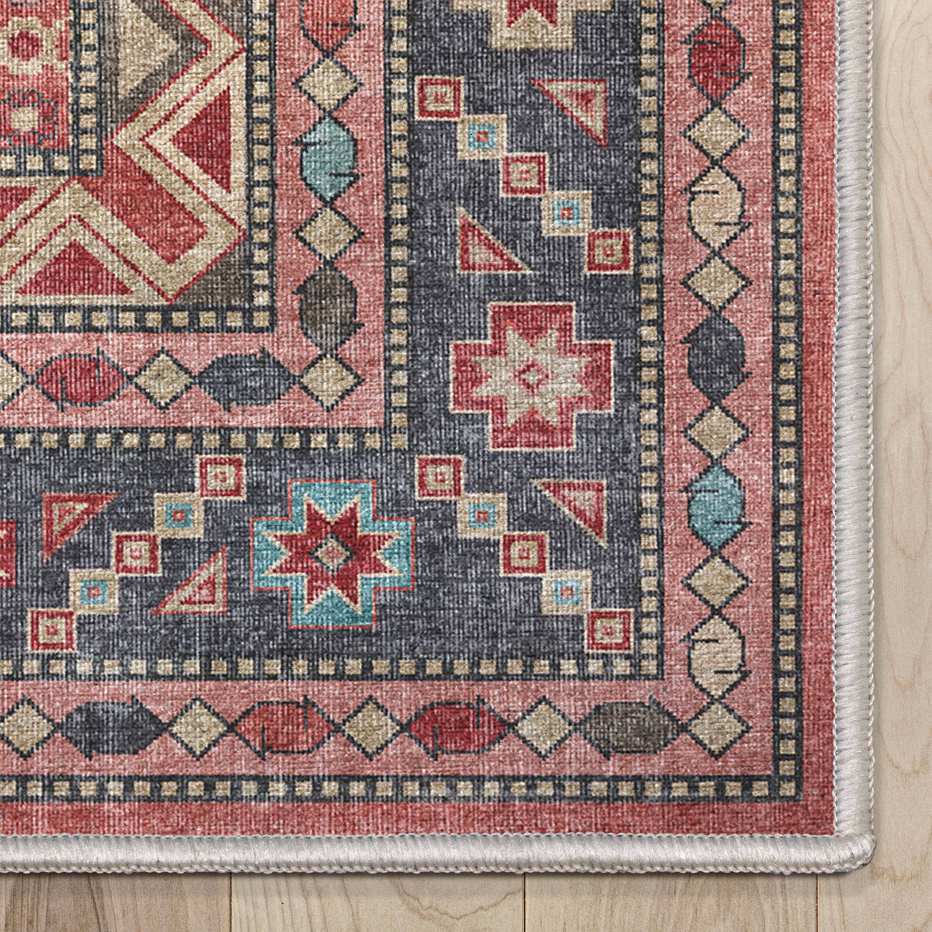 Well Woven – Tapete por atacado – Tapete Praha Vintage Global Tribal de Tecido Plano9