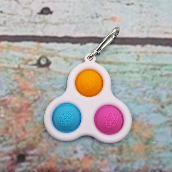 MIAS SHOP – wholesale Fidget toy – Kids – Pop Triple Dimple Keychain Fidget Sensory Toy