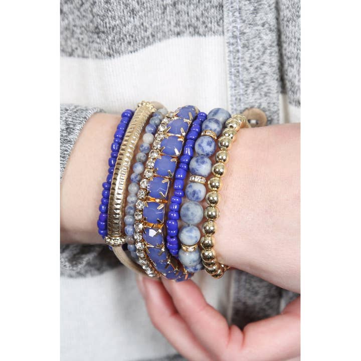REGULAR SIZE STACKABLE BEADS BRACELET SET for wholesale by Love and Repeat