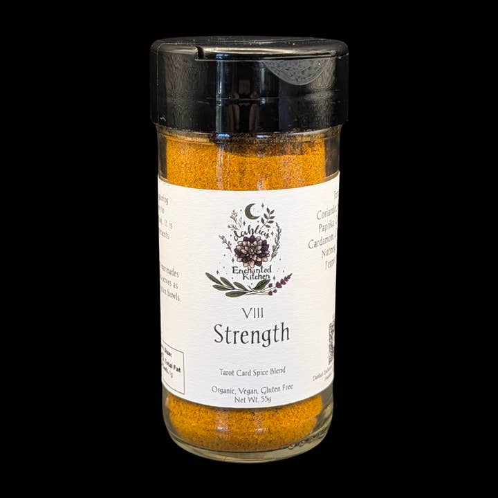 Strength - Tarot Card Culinary Spice Blend for wholesale by Dahlia's Enchanted Kitchen