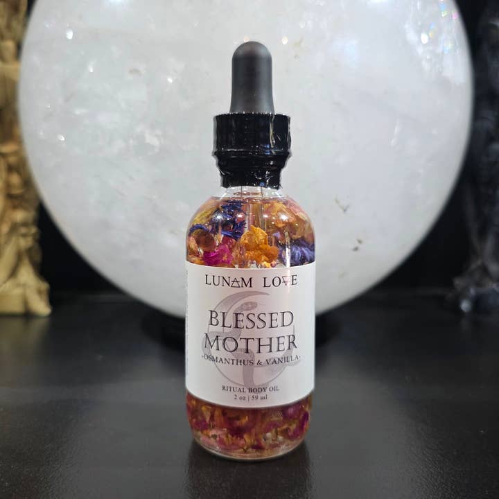 Blessed Mother Ritual Body Oil for wholesale by Lunam Love