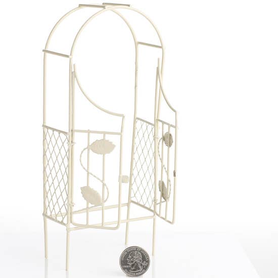 Factory Direct Craft - Wholesale Decorative Tabletop Object - Miniature Garden Gateway Arch Entry - Select Color1