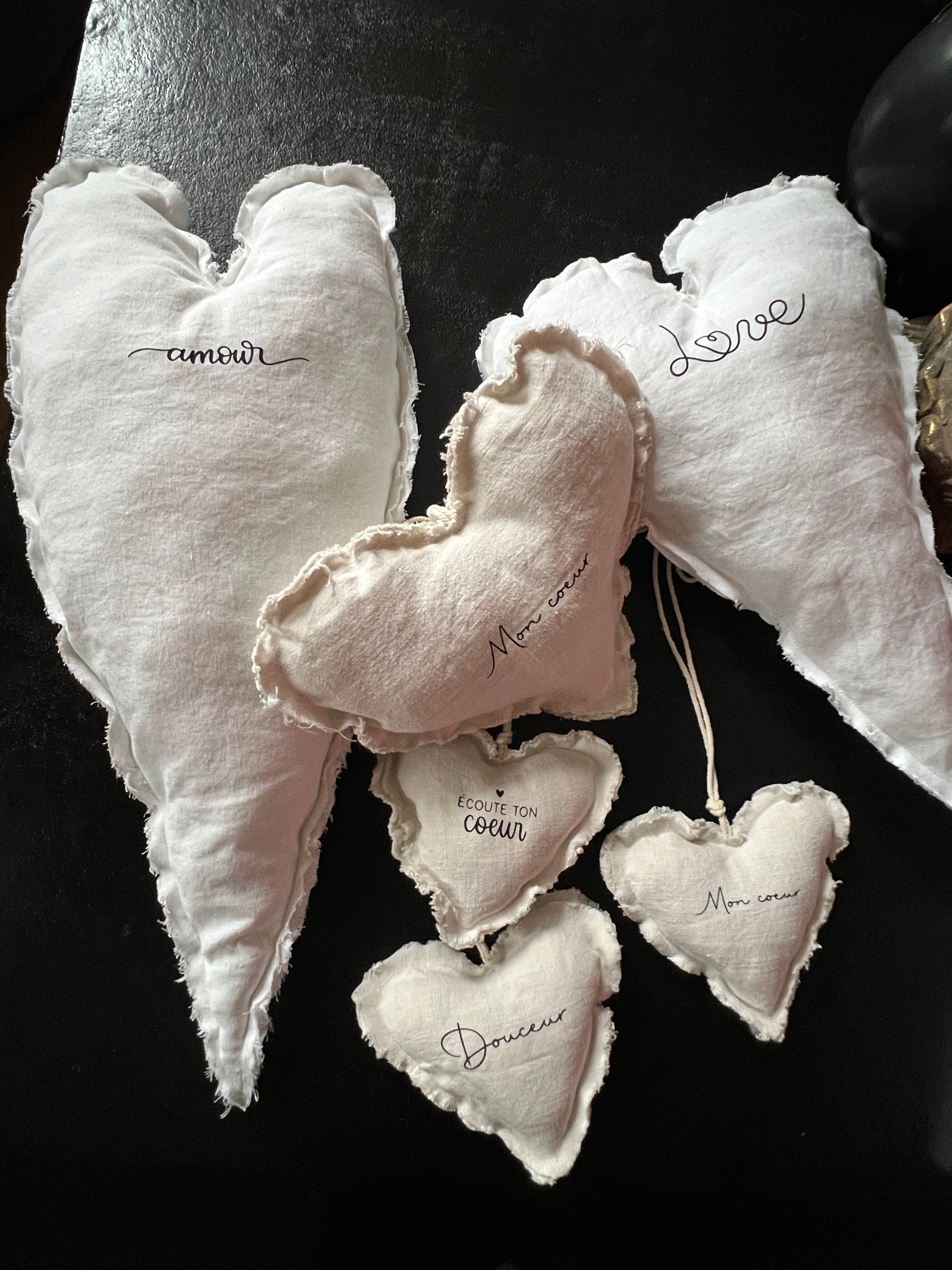 La marquisette - Wholesale Ornament - Decorative hanging heart with original message2