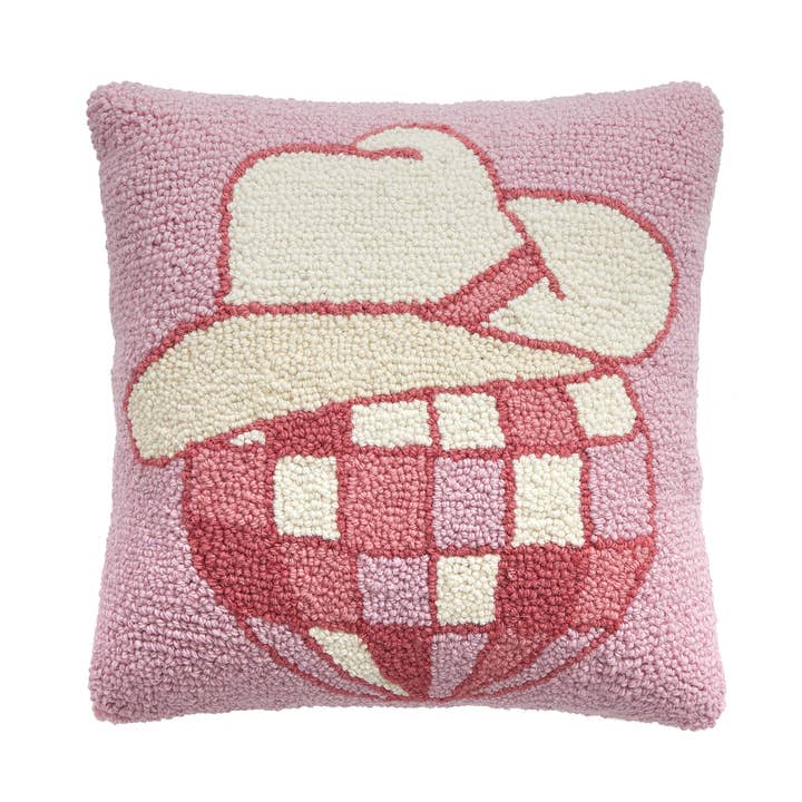 Cowboy Disco Ball Hook Pillow for wholesale by Peking Handicraft