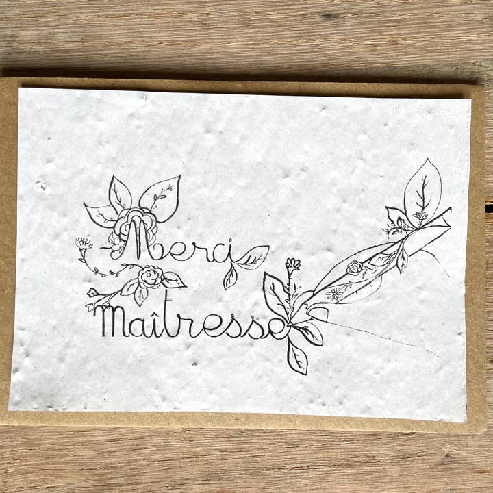 Carta da piantare grazie maestra matita per la vendita all'ingrosso da parte di Sochizen