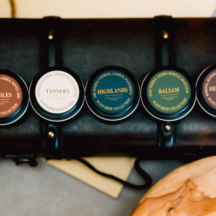 Urganiqa - Wholesale Travel candles - Herbarium Soy Candle Travel Tin | Wayfarer Collection5