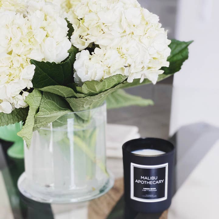 Malibu Apothecary – wholesale Jar/filled candle – Mini Matte Black Candle4