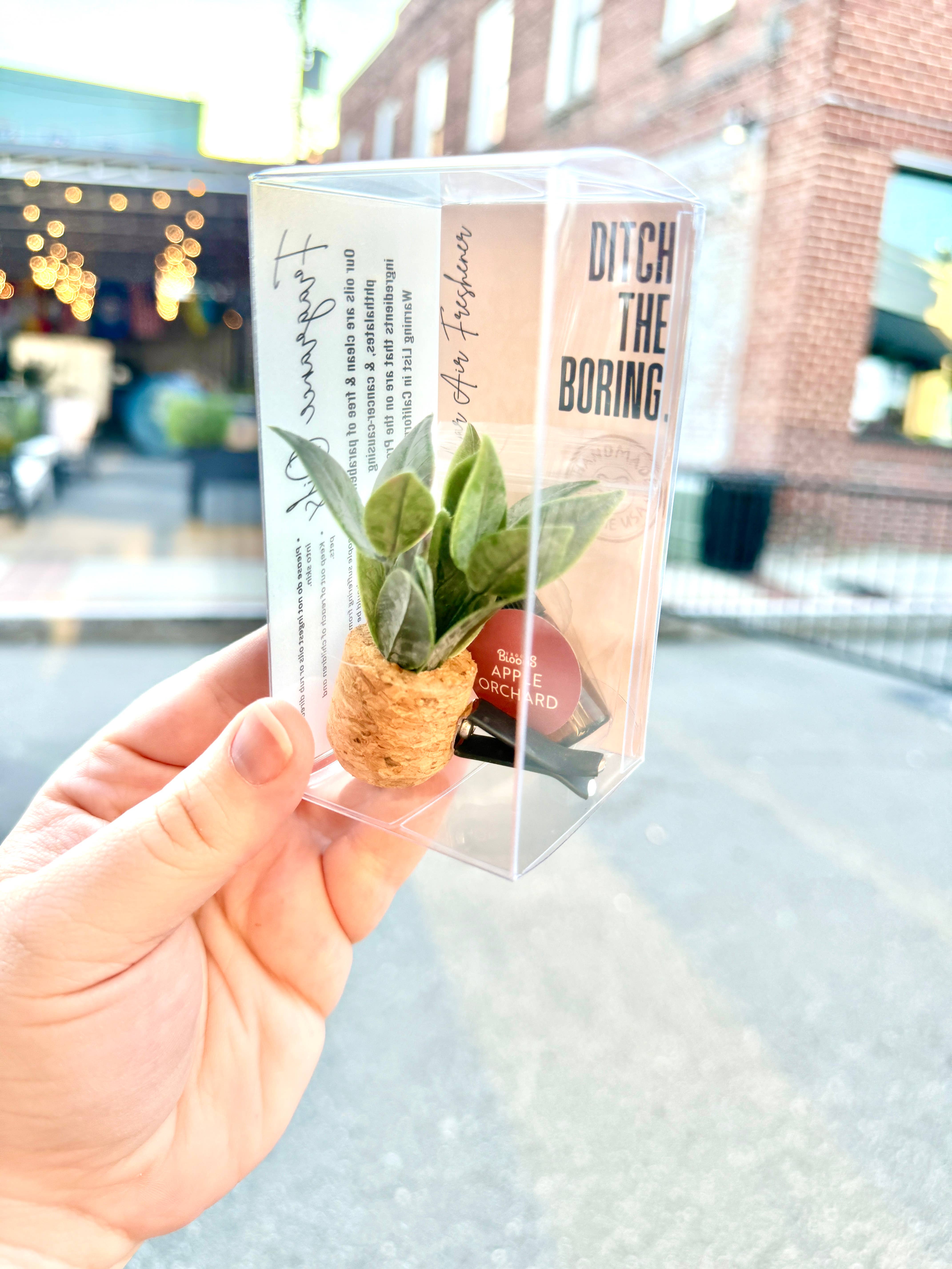 Vroom Blooms – wholesale Car Freshener - Unisex – Tall Leafy Plant Vent Clip Car Air Freshener (Reusable)1