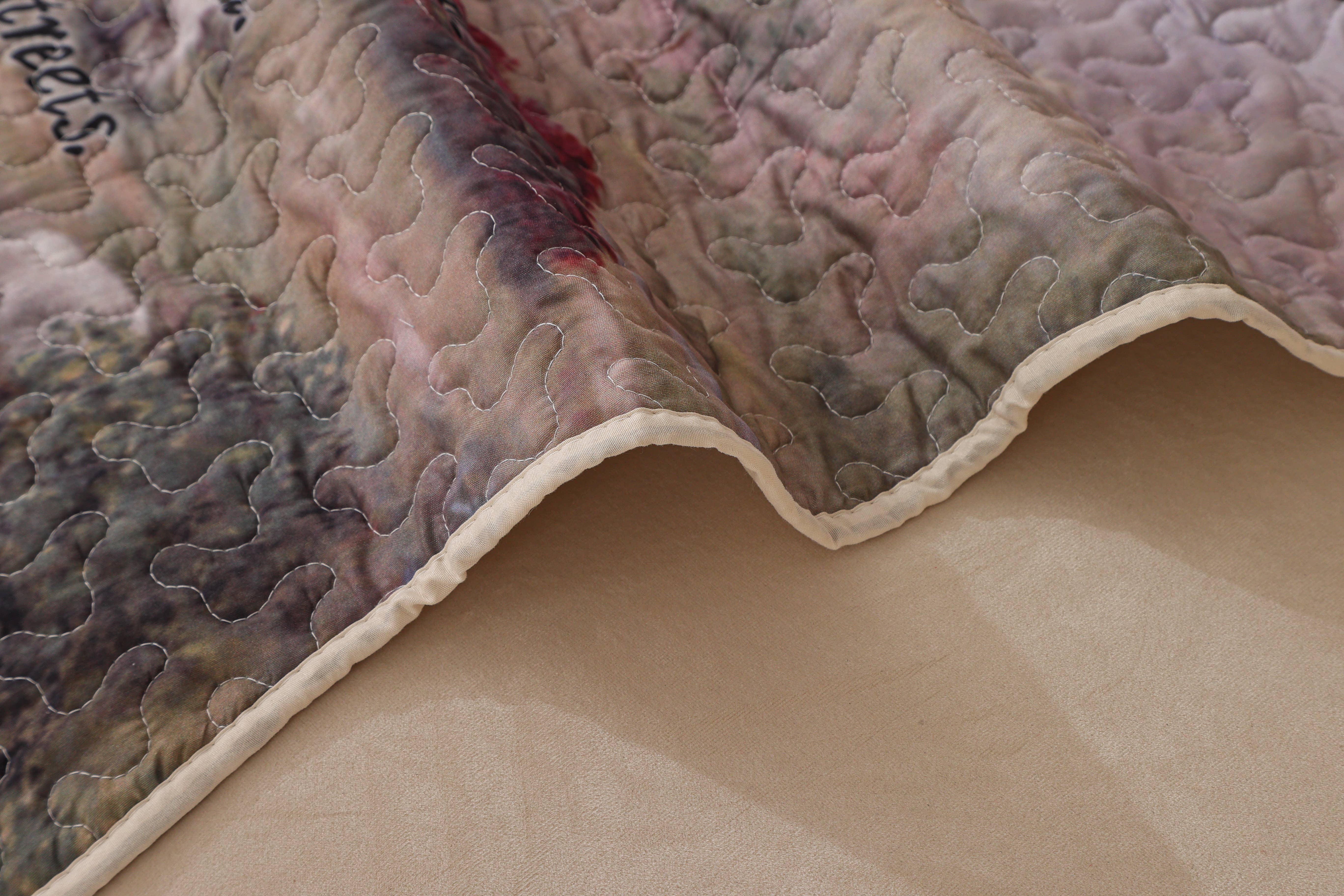 Duke Imports - Vendita all'ingrosso Plaid - "Se Potessi Vedermi Ora" Coperta Trapuntata Ispiratrice 50x60"3