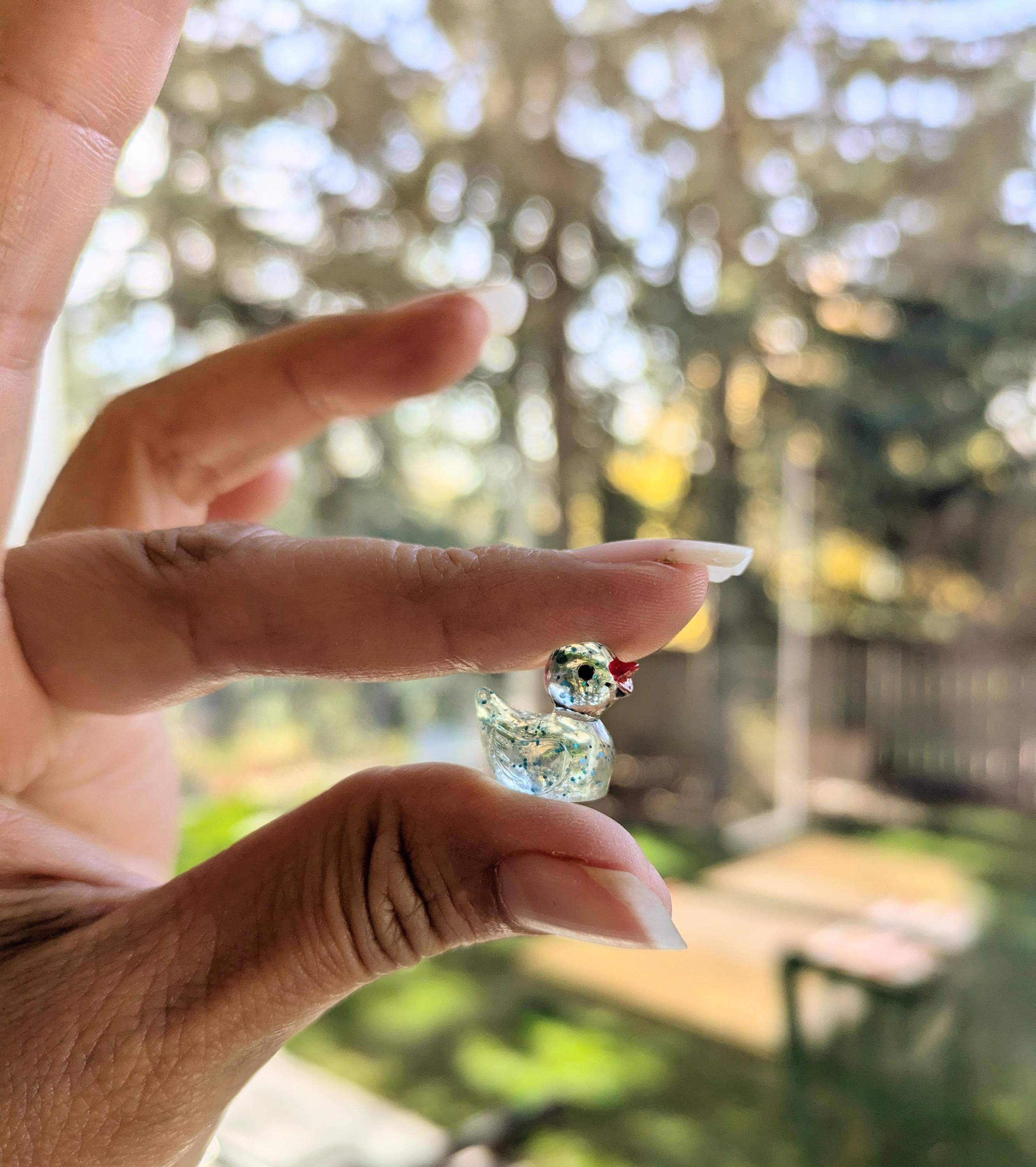 Uplifted Ink - Wholesale Encouragement Card - Ducky to Have You Card with Duck Figurine & Custom Message2