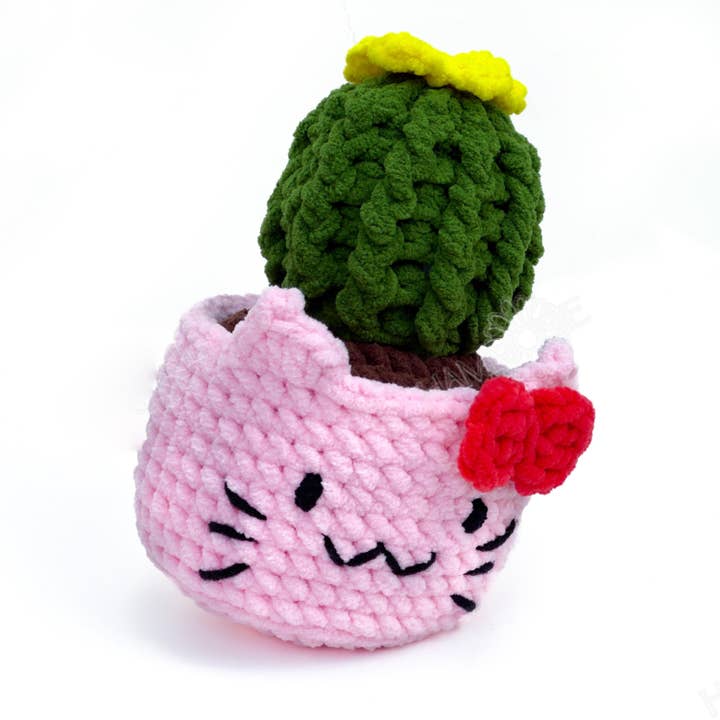 Cactus au crochet, jolie plante Amigurumi, plante succulente pour la vente par TOMOPOD LLC