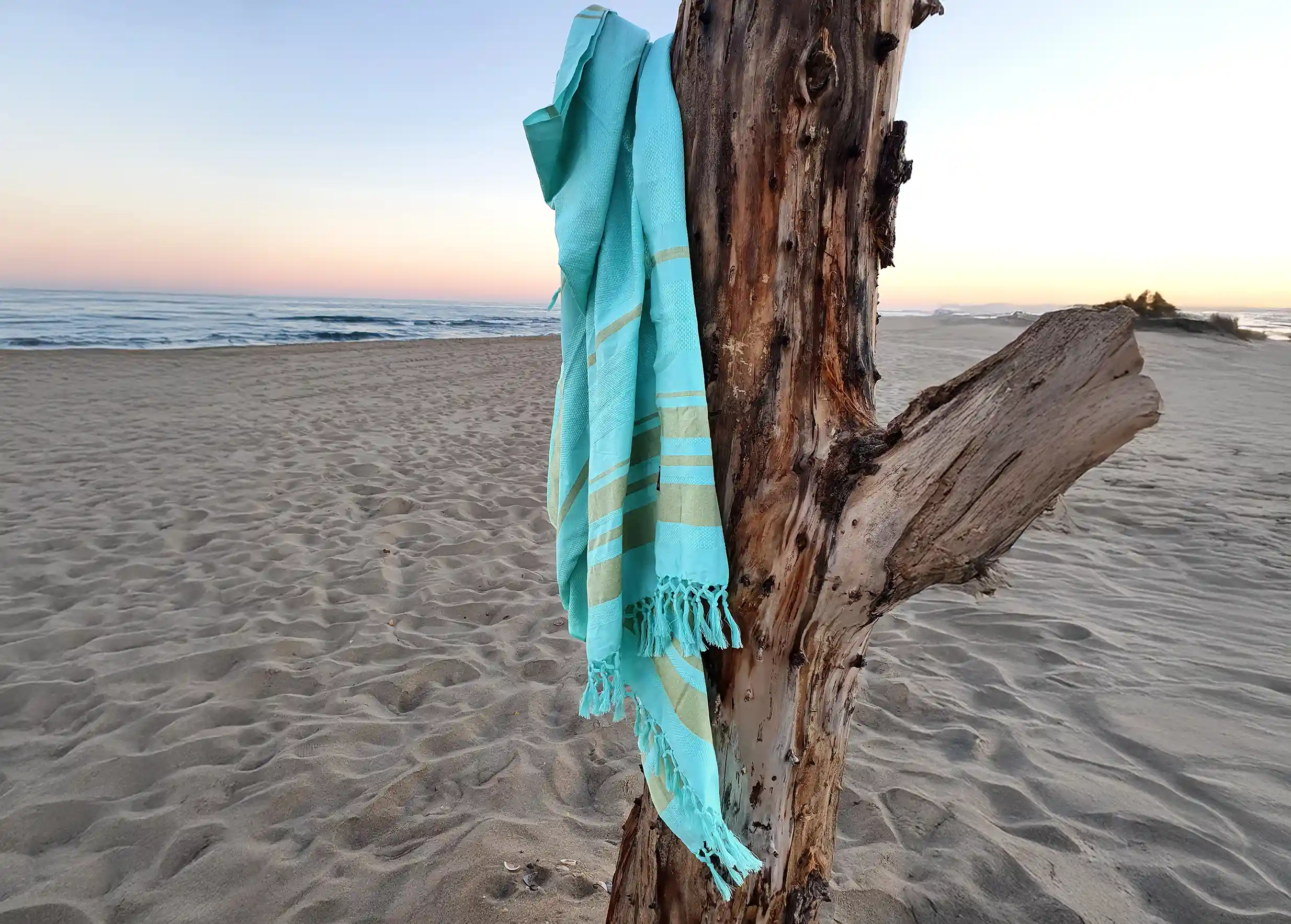 Karawan Authentic - Wholesale Beach Towel - GOTS ORGANIC COTTON HAMMAM TOWEL - GARDEN - TURKUAZ color3
