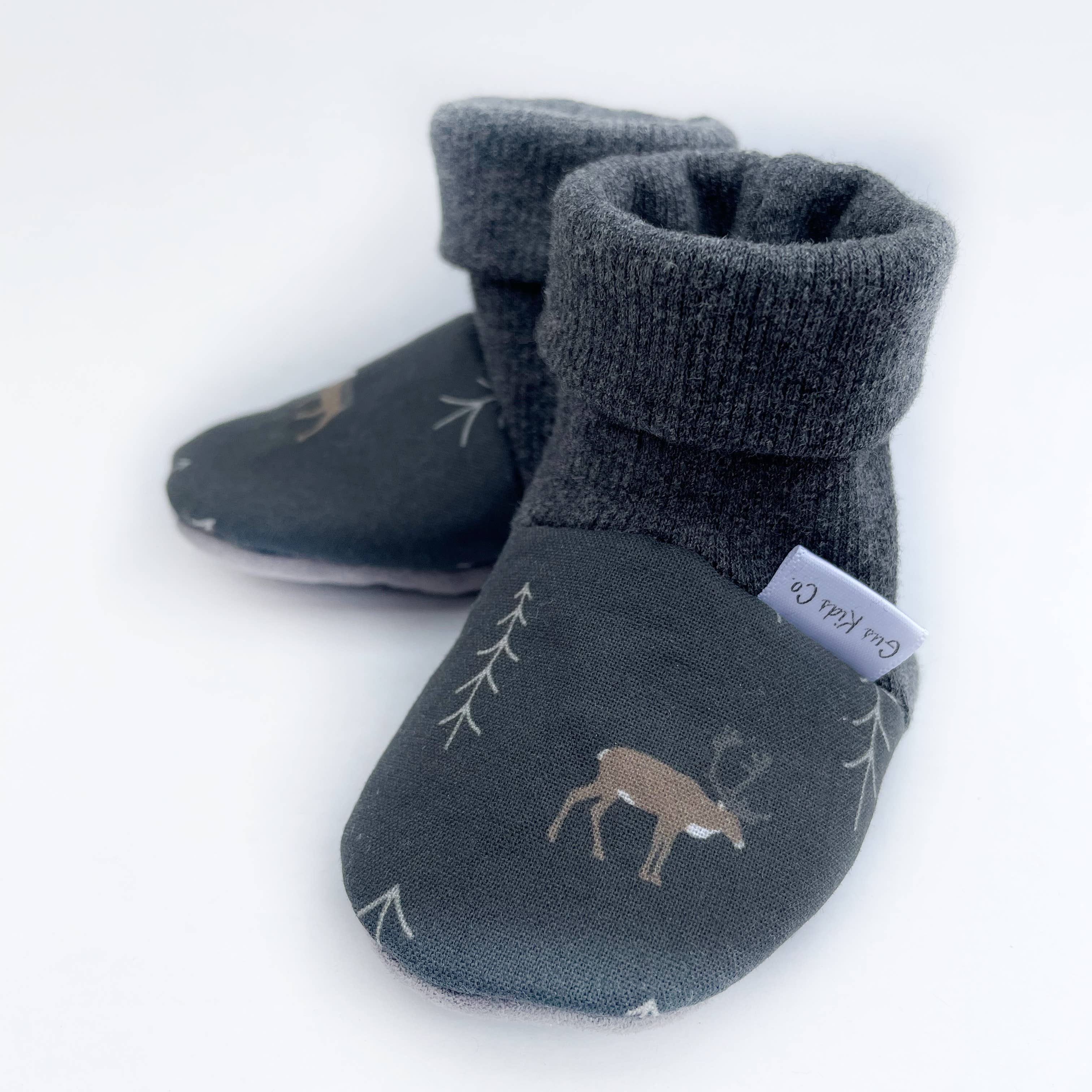 Gus Kids Co. - Vente Bottines – bébé - Chaussons pour bébé en forêt de caribou3