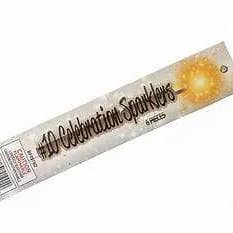 Celebration Sparklers - Gold for wholesale by Party Expo, LLC