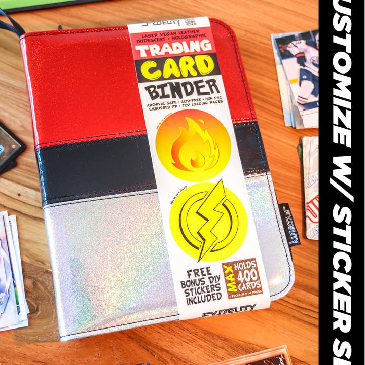 Fydelity - Wholesale Binder - 44040: Trading Card Binder | Max (400pcs) | Belt Ball Laser