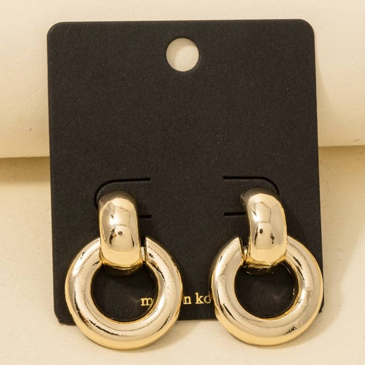 Circle Link Drop Earrings for wholesale by Anarchy Street