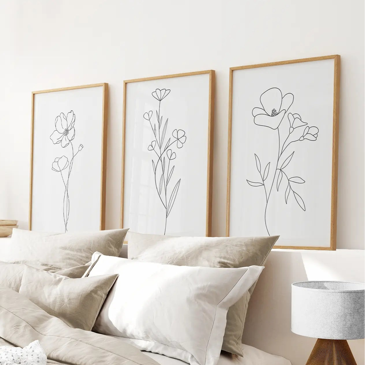 Art Lane - Wholesale Gallery Wall Set - Wildflower Trendy Line Art. Minimalist Wall Decor9