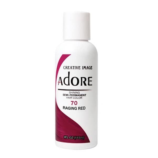 Adore #070 Raging Red – 4oz Semi-Permanent Hair Color for wholesale by Majestic Wholesale