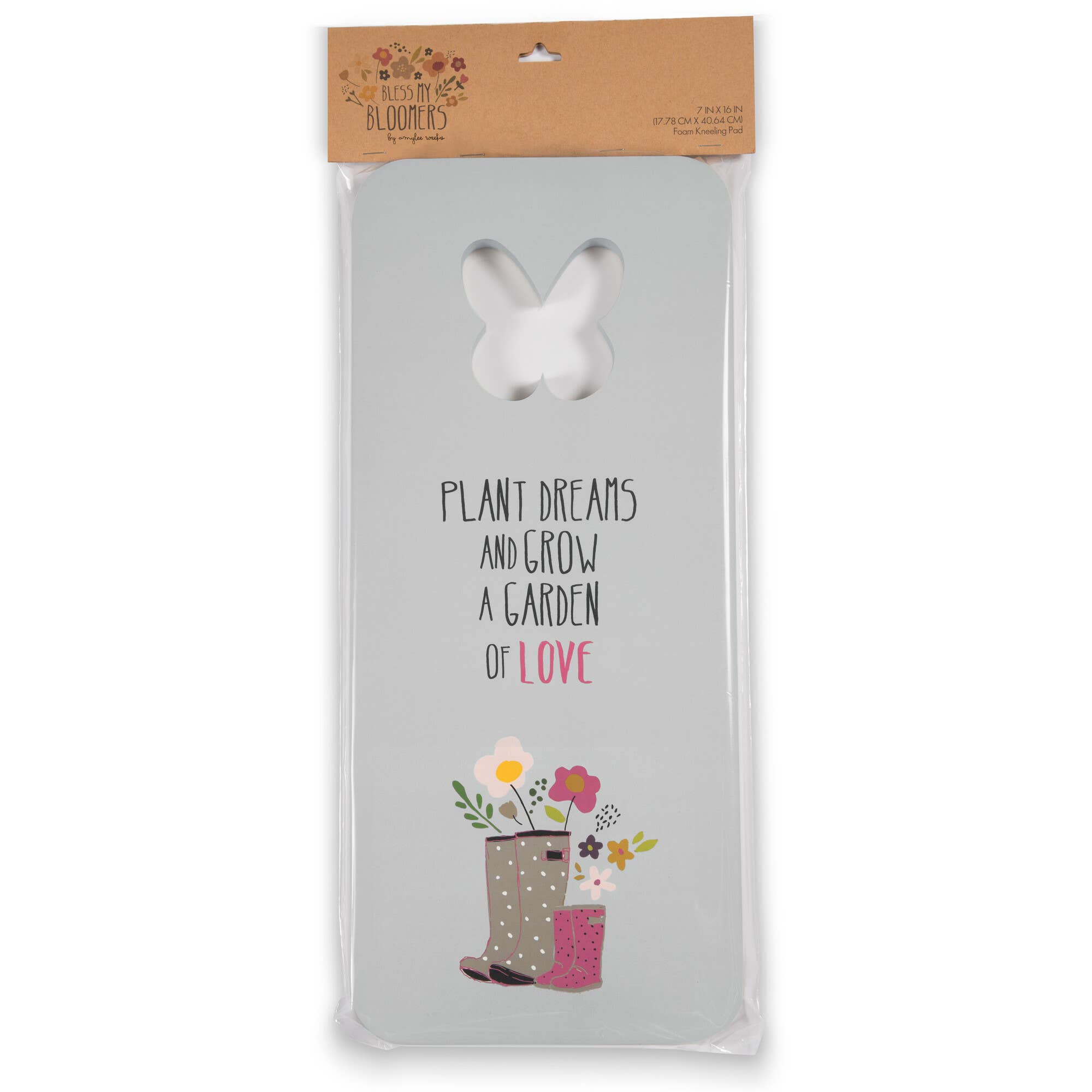 Pavilion – wholesale Gardening kneeling pad – Love - 7" x 16"  Foam Kneeling Pad3