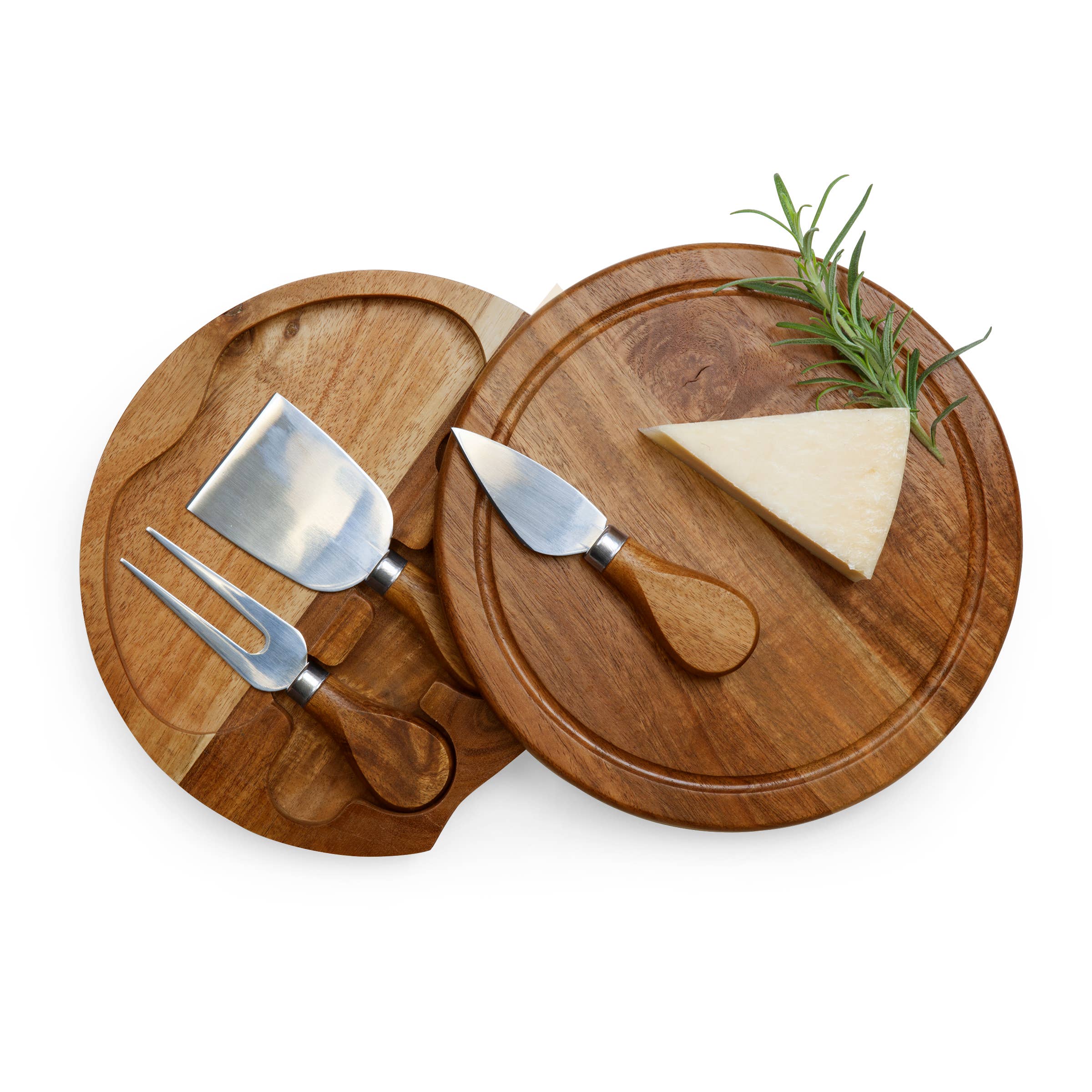 Acacia Brie Cheese Cutting Board & Tools for wholesale on Faire3