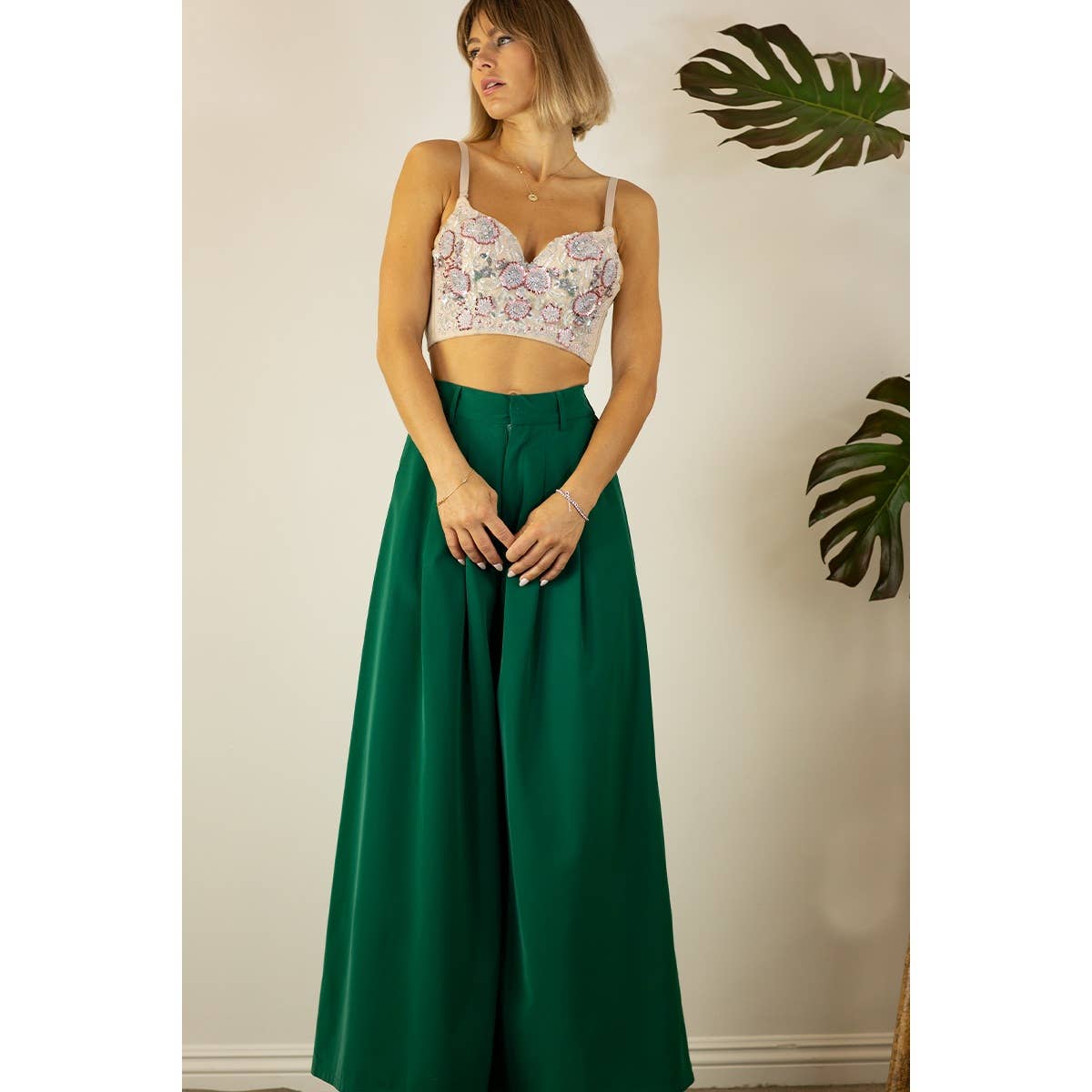 NUDE RHINESTONE BUSTIER for wholesale on Faire5