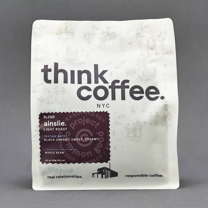 10.5 oz Ainslie Blend Light Roast for wholesale by Think Coffee