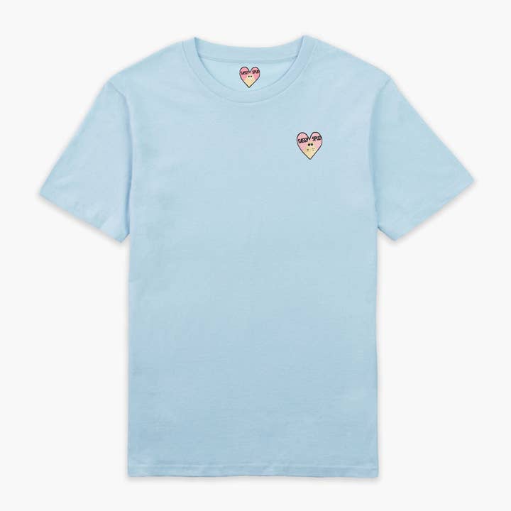 Sassy Spud Broderet T-shirt (Unisex) for engroshandel hos SassySpud