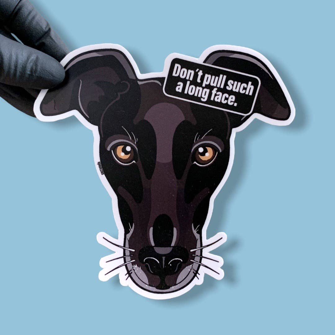SACRAMELA - Wholesale Sticker - GALGO ESPANOL BLACK1