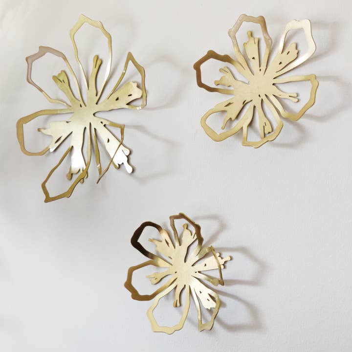 Arte de parede de flor de metal por atacado de Art is:
