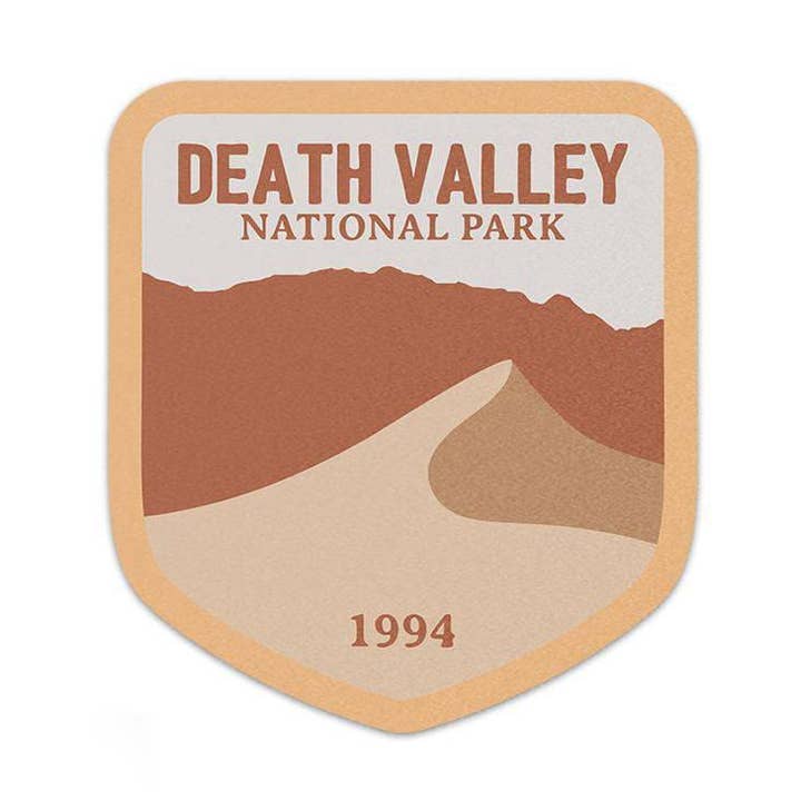 Death Valley National Park Sticker | National Park Decal for wholesale by Albion Mercantile Co.