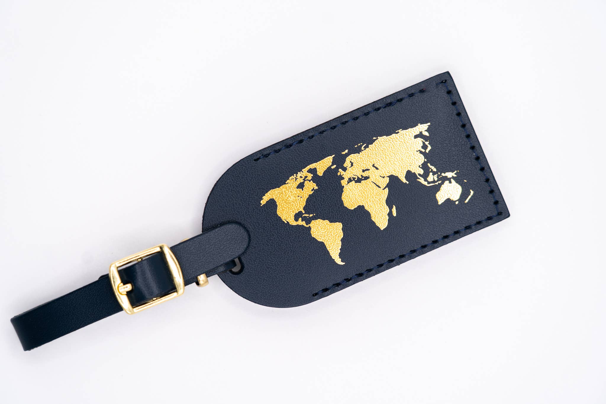 Letter + Leather - Vendita all'ingrosso Targhetta per bagaglio - Etichetta per bagaglio con mappa del mondo, bomboniera per matrimoni o souvenir di viaggio1