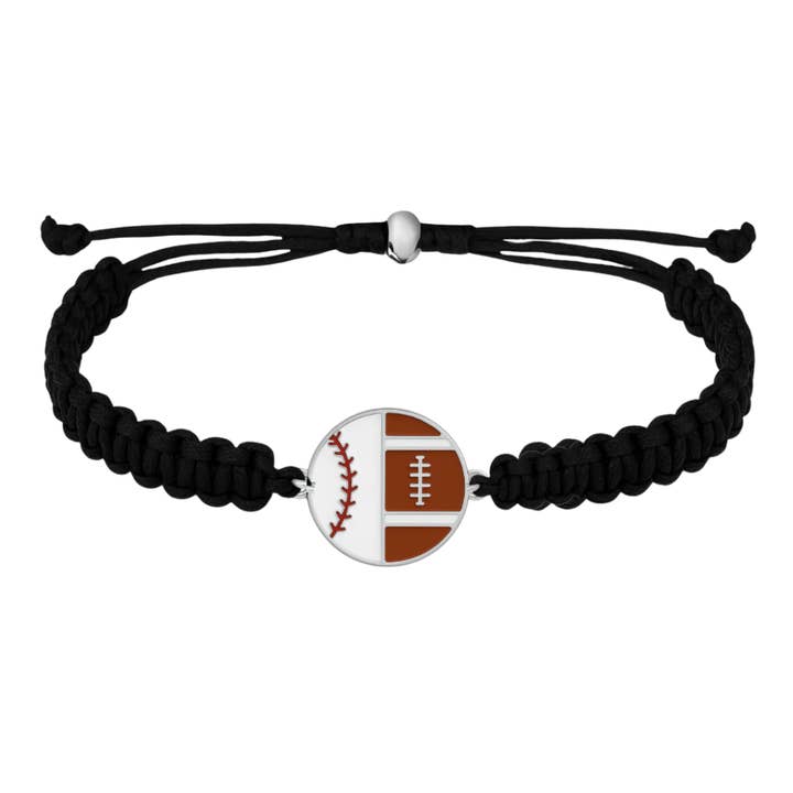 Baseball & Football 2 Sport Bracelet for wholesale by Sportybella