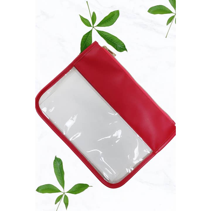 Suzie Q USA - Wholesale Makeup/Cosmetic Bag - Clear Cosmetics & Toiletry Pu Handbag11