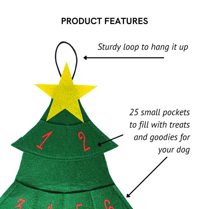 Midlee Designs - Wholesale Advent Calendar - Midlee Christmas Tree Advent Calendar for Dogs2