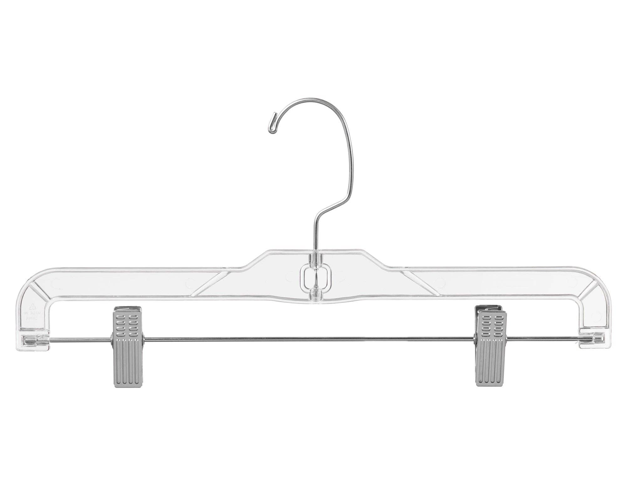 DEILSY - Wholesale Clothes hangers - Plastic Pant Skirt Hangers Clip (4 Pcs Per Paper Sleeve)3