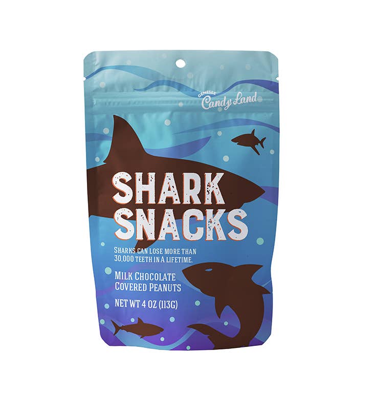 Genesee Candy Land - Wholesale Chocolate Covered Sweets - Shark Snacks (chocolate covered peanuts)2