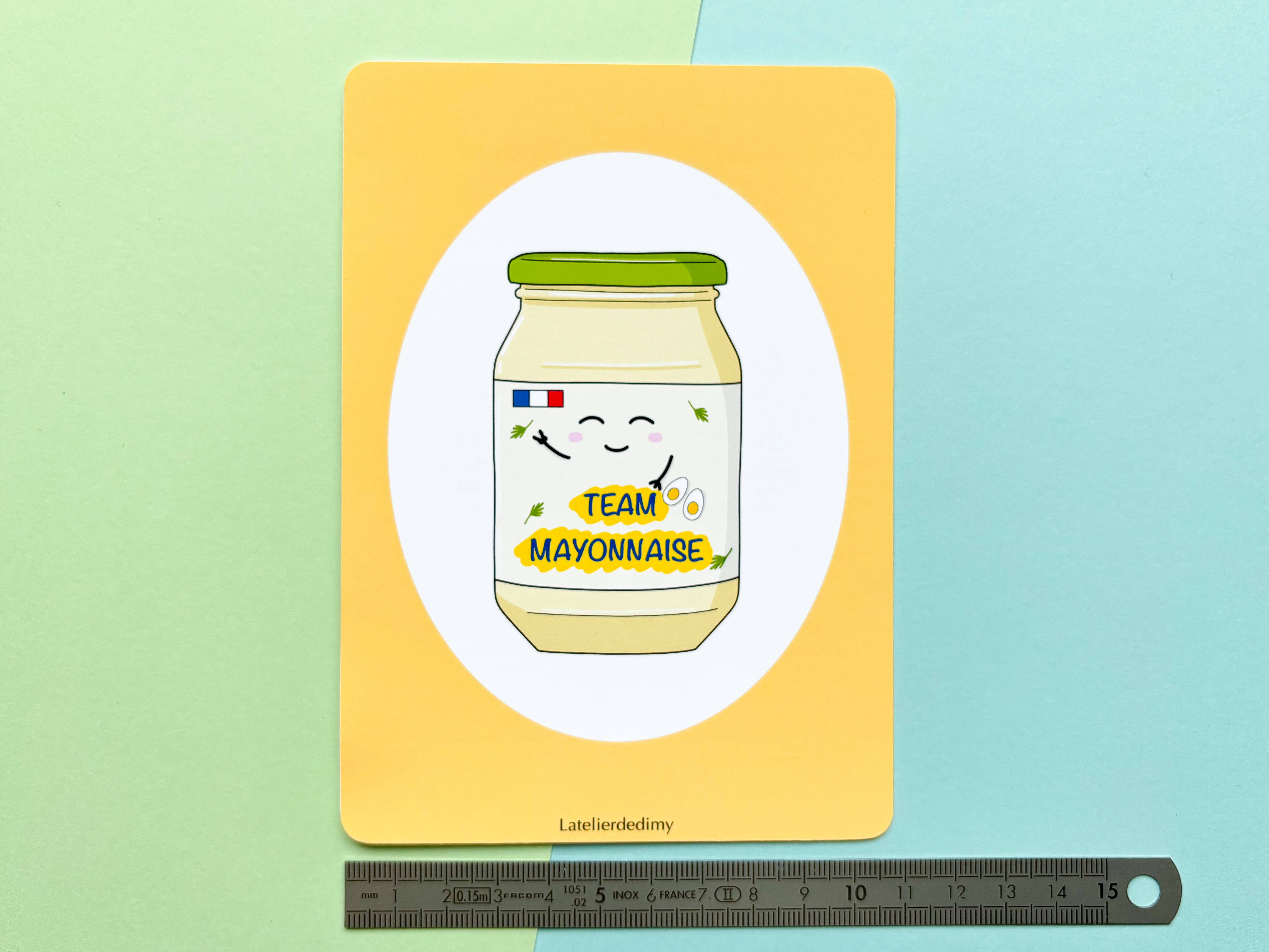 L’Atelier de DiMy – wholesale Vardagliga hälsningskort – Illustration Team majonnäs 4