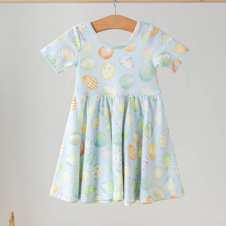 The Hunt is On Easter Cotton Twirl Dress for wholesale by Nola Tawk