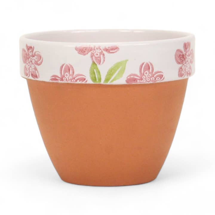 Vaso de Plantas em Cerâmica com Tema Flor por atacado de Cheungs Home Decor