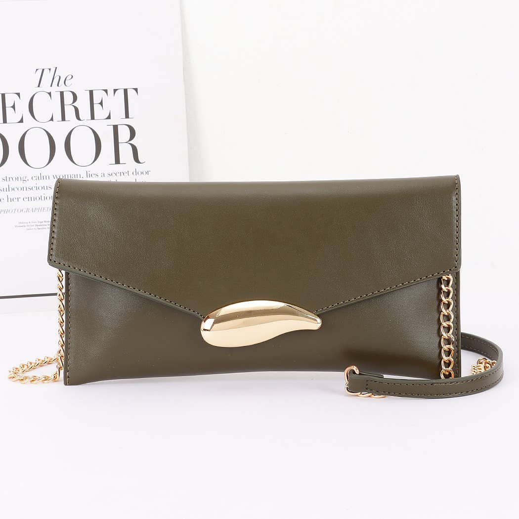3AM BY H&D ACCESSORIES - Wholesale Clutch Bag - Women's - Vegan Leather Envelope Clutch Bag7