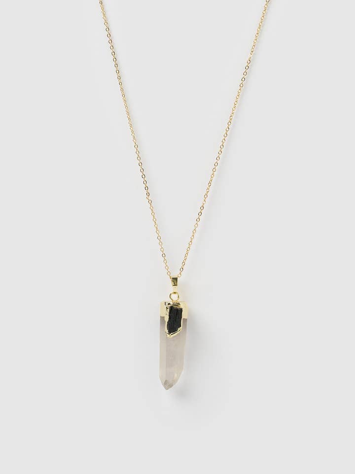 Miz Casa & Co Tabitha Halskette Schwarzer Onyx für den Großhandel von Izoa pty ltd