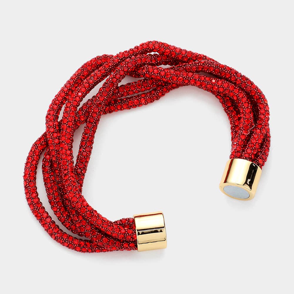 Sensibling Corp. - Wholesale Geweven/gevlochten armbanden - Bling Meerdere Lagen Magnetische Armband11