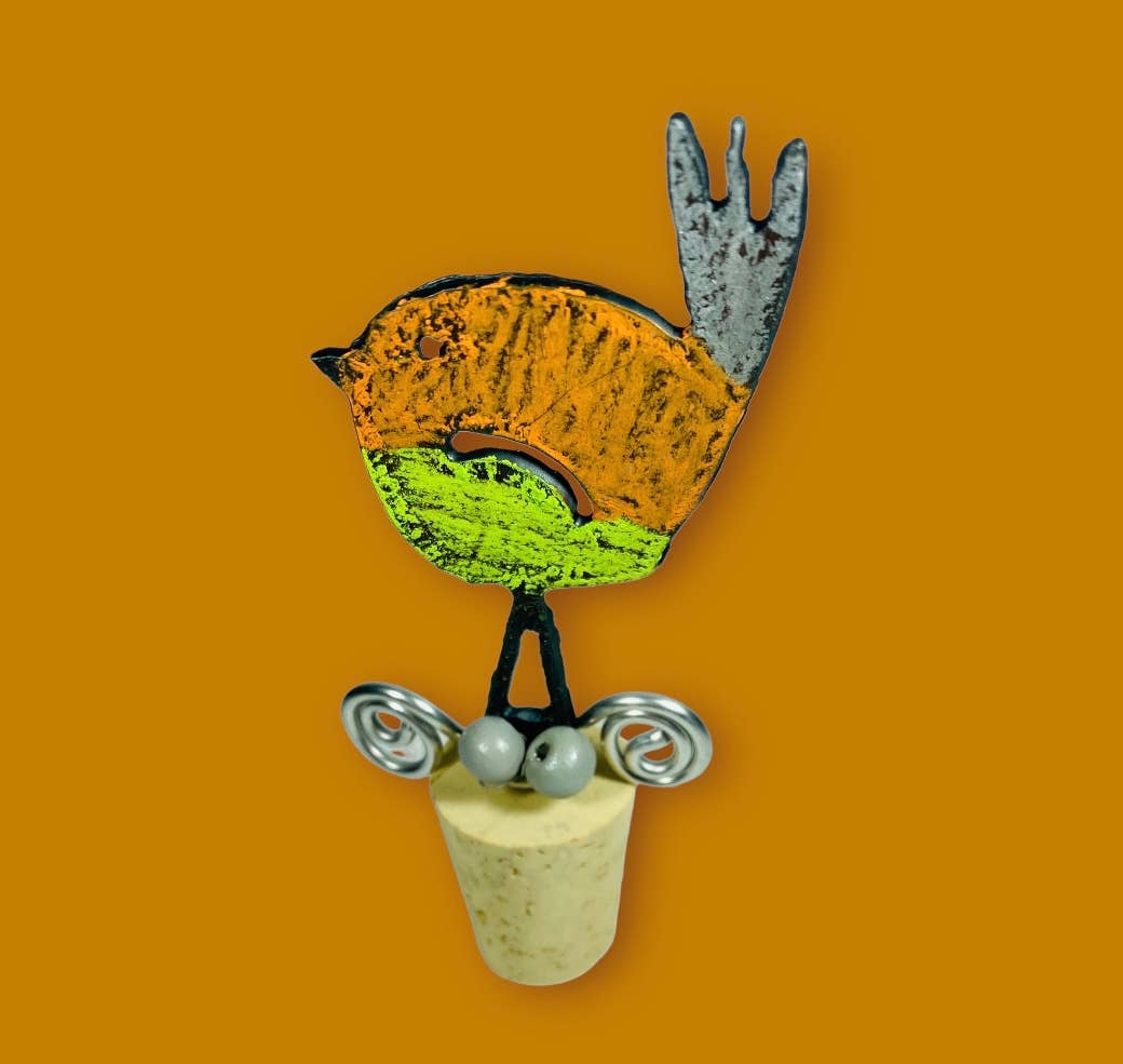 Whimsies - Wholesale Wine Stopper - Bird wine stopper wine cork bar cocktails souvenir nature1