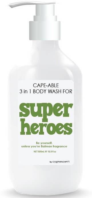 Cognescenti Pty Ltd - Wholesale Body wash/shower gel - Quirky - Power Body Wash For Super Heroes