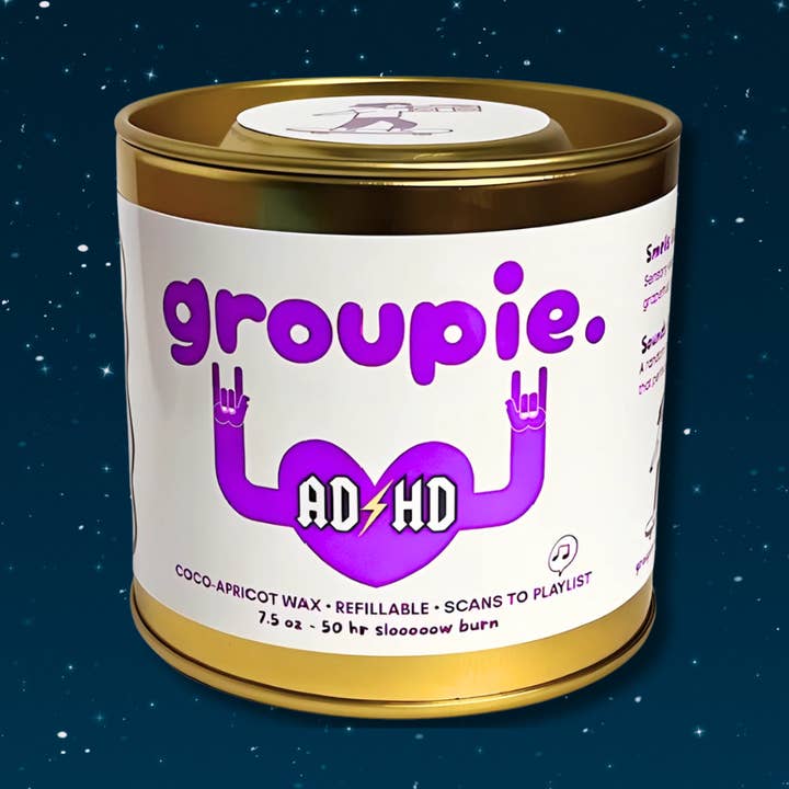 groupie candles - Wholesale Jar/Filled Candle - ADHD Playlist Candle ⭐ BEST SELLER ⭐0